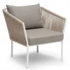 Lersund Utefåtölj Vit/Beige