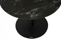 Levang Sidobord Rund 60cm Svart