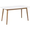 Lillesand Matbord 150x80 cm Vit/Ek