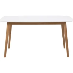 Lillesand Matbord 150x80 cm Vit/Ek