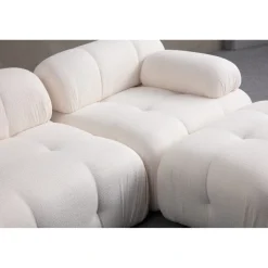 Lilongwe 2 (190-160 x 95 x 75 cm) Hörnsoffa Vit