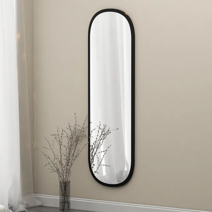 Lima (40 x 120 x 2,2 cm) Spegel Svart
