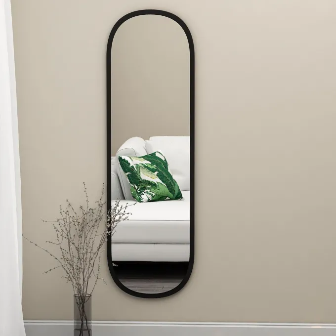 Lima (40 x 120 x 2,2 cm) Spegel Svart