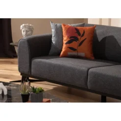 Lima 3-sits (220 x 84 x 77 cm) 3-sits bäddsoffa Antracit