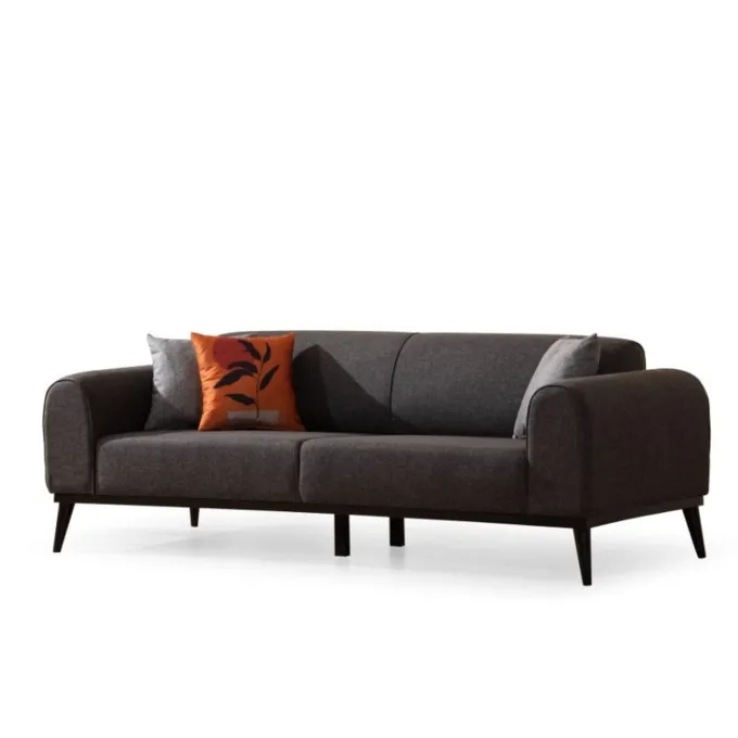 Lima 3-sits (220 x 84 x 77 cm) 3-sits bäddsoffa Antracit