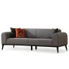 Lima 3-sits (220 x 84 x 77 cm) 3-sits bäddsoffa Ljusgrå
