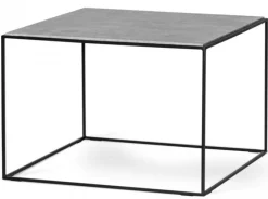 Lime Soffbord 70x70cm Svart/Grå
