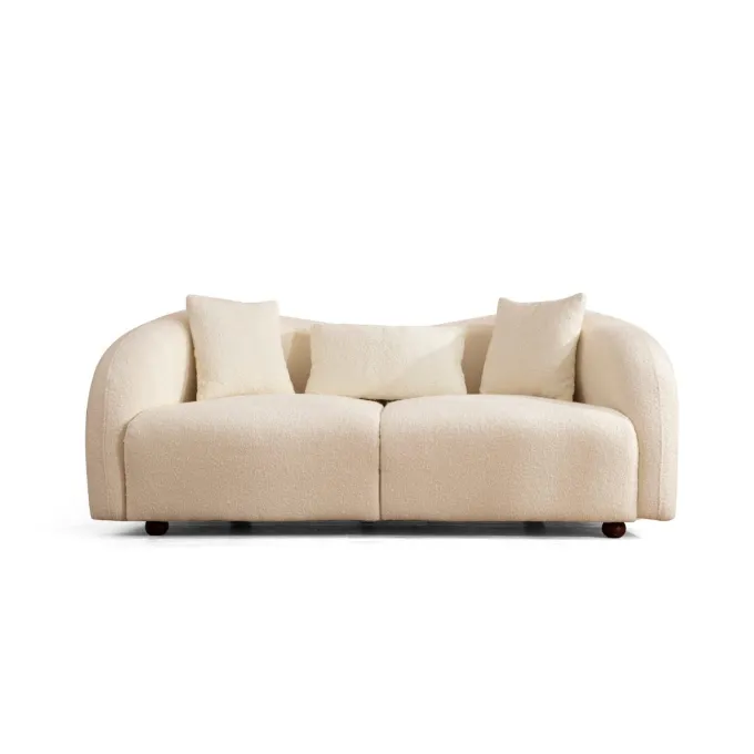 Lisbon (190 x 76 x 91 cm) Creme 2-sitssoffa