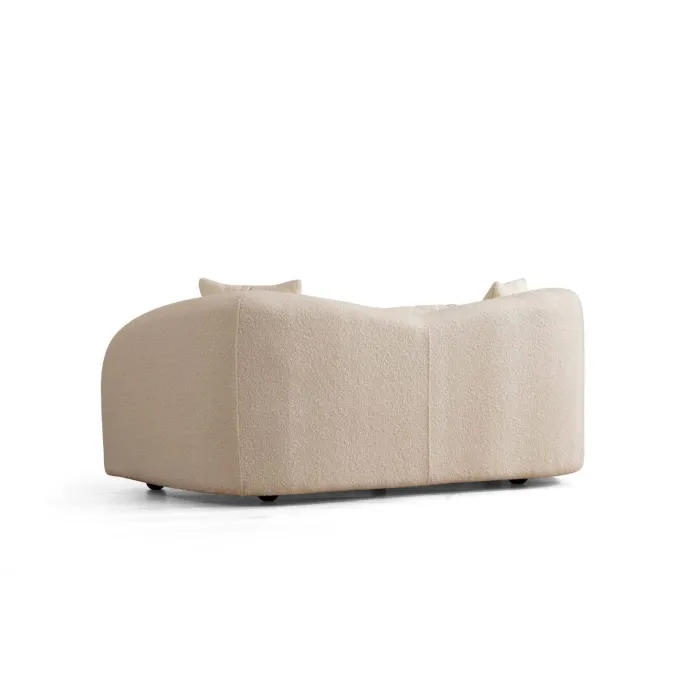 Lisbon (190 x 76 x 91 cm) Creme 2-sitssoffa