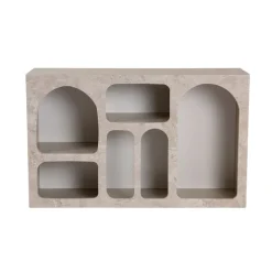 Liva 120 (120 x 74 x 37 cm) Konsol Travertinmarmor sandsten