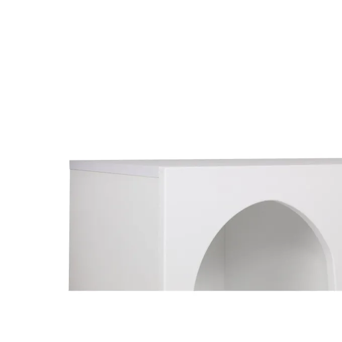 Liva 120 (120 x 74 x 37 cm) Konsol Vit