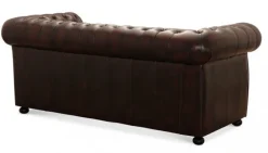 Liverpool Chesterfield soffa 3-sits Burgundy