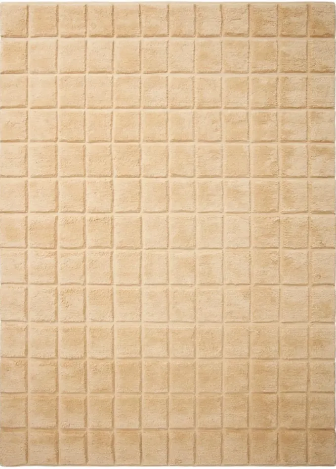Loha Spårbar Matta Ljusbeige