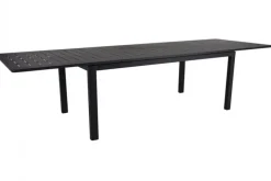 Lomma Matbord 100x194-312 cm Svart