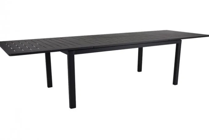 Lomma Matbord 100x194-312 cm Svart
