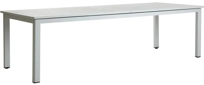 Lomma XL 260-380x100 cm Utebord Light Grey