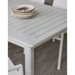 Lomma XL 260-380x100 cm Utebord Light Grey