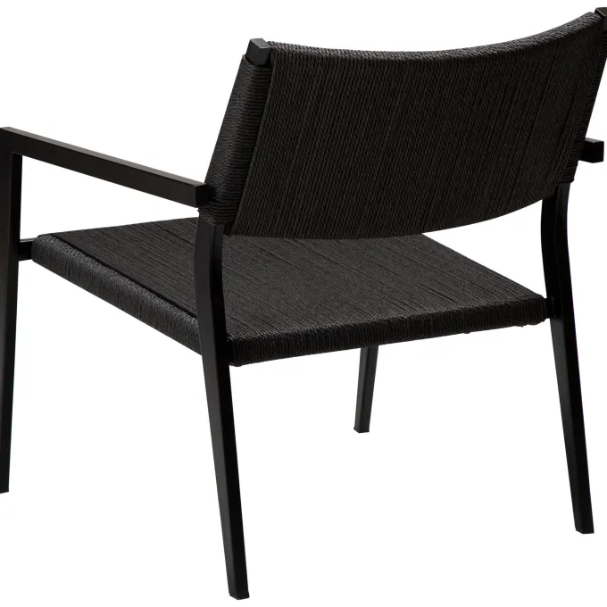 Loop Loungefåtölj Black