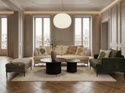 Luciana 3-sits Soffa Lincoln Creme