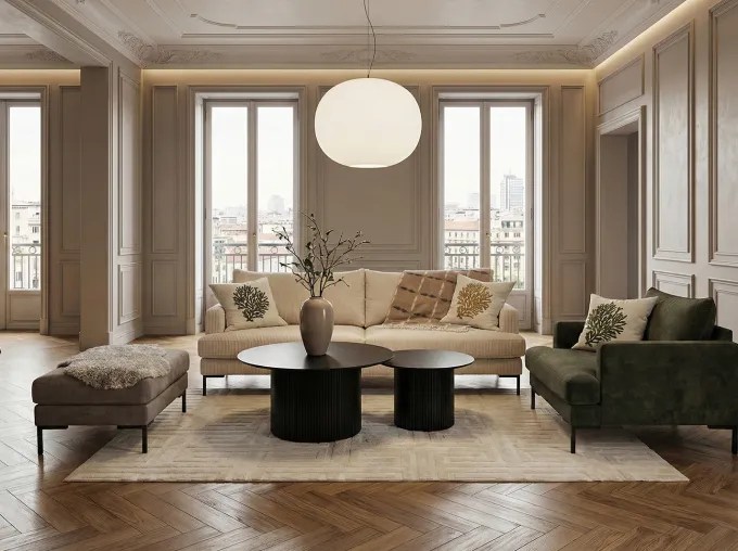 Luciana 3-sits Soffa Lincoln Creme