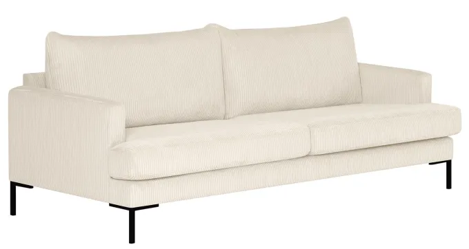 Luciana 3-sits Soffa Lincoln Creme
