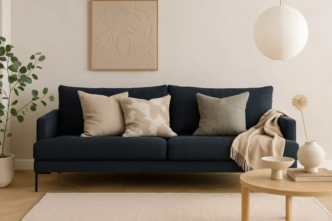 Luciana 3-sits Soffa Vogue Deep Ocean