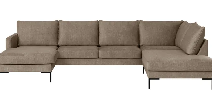 Luciana U-Soffa Höger Vogue Taupe