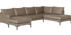 Luciana U-Soffa Höger Vogue Taupe
