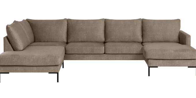 Luciana U-Soffa Höger Vogue Taupe