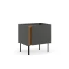 Lucile (45,5 x 47,8 x 35 cm) Nattduksbord Naturlig ek antracit svart