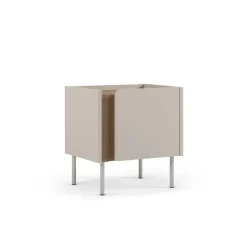 Lucile (45,5 x 47,8 x 35 cm) Nattduksbord Naturlig ek sandsten