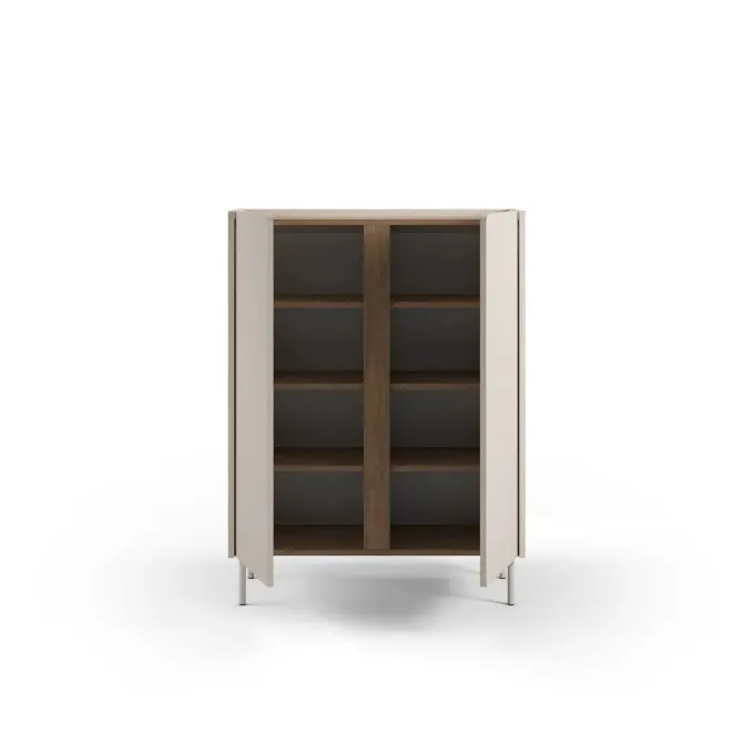 Lucile (90 x 120,4 x 40,5 cm) Sideboard Sandsten naturlig ek