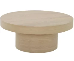 Lynor Soffbord 70 cm Vitpigmenterad Ek