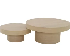 Lynor Soffbord 70 cm Vitpigmenterad Ek