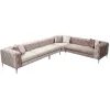 Lyon Beige Hörnsoffa