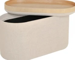 Maiko Sittpuff/Sidobord Beige