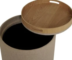 Maiko Sittpuff/Sidobord 2-pack Brun