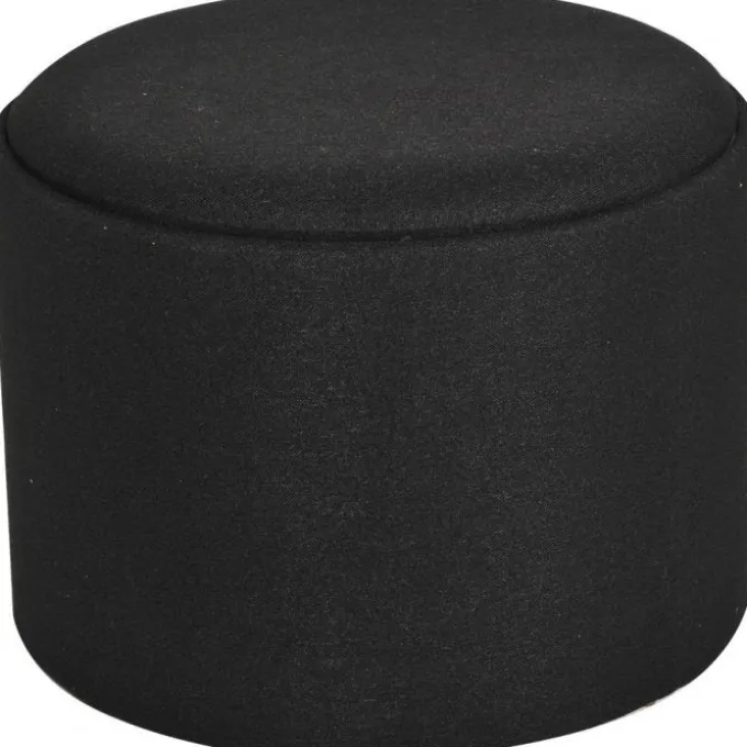 Maiko Sittpuff/Sidobord Rund Svart