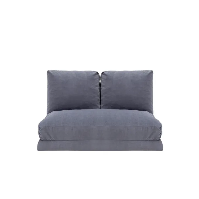 Malabo (32 x 127 x 120 cm) 2-sits bäddsoffa Grå
