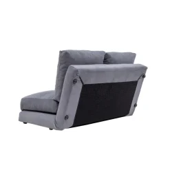 Malabo (32 x 127 x 120 cm) 2-sits bäddsoffa Grå