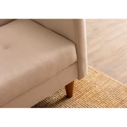 Manila (200 x 83 x 75 cm) Creme 3-sits bäddsoffa