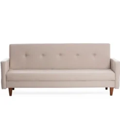 Manila (200 x 83 x 75 cm) Creme 3-sits bäddsoffa