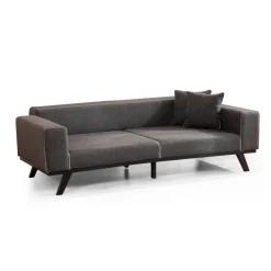 Maputo 3-sits (222 x 92 x 77 cm) 3-sits bäddsoffa Antracit