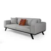 Maputo 3-sits (222 x 92 x 77 cm) 3-sits bäddsoffa Ljusgrå
