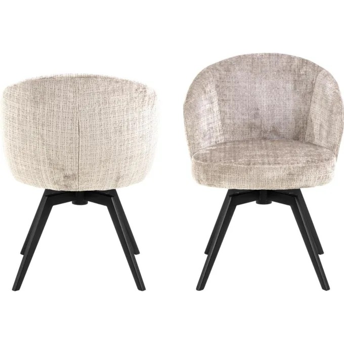 Maribo Karmstol Juto tyg Beige