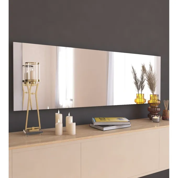 Marrakech (40 x 120 x 2,2 cm) Vit Spegel
