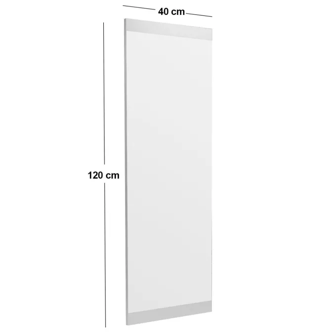 Marrakech (40 x 120 x 2,2 cm) Vit Spegel