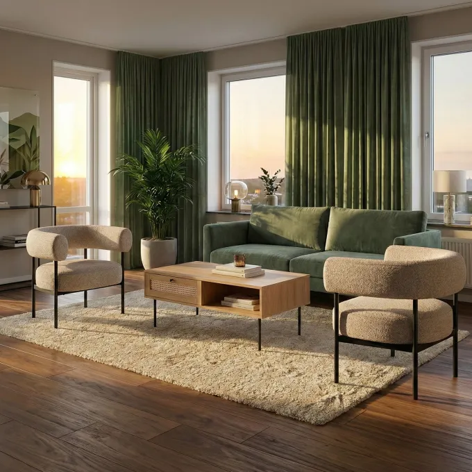 Matteo 3-sits soffa Symphony Sage