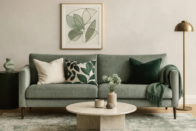 Matteo 3-sits soffa Symphony Sage