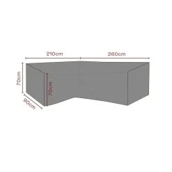Möbelskydd till HörnSoffa Andas 260/215x90x70 cm